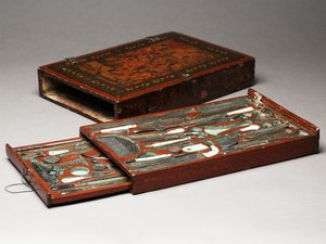 聖家族を描いた道具立て、1830年頃（ミクストメディア