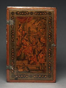 聖家族を描いた道具立て、1830年頃（ミクストメディア 作： Persian School