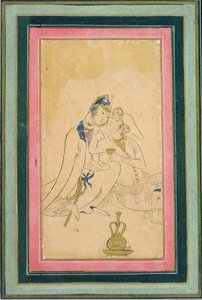 ふたりの恋人 1590年頃 ペルシャ