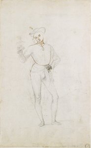 マギの崇拝の人物の習作、c1470-1520 作： Perugino