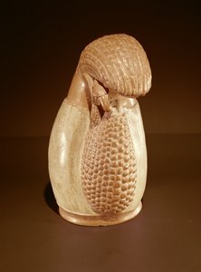 トウモロコシの穂の形をしたインカ陶器（セラミック）