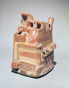 構造として形作られた容器、モチカ（セラミック）