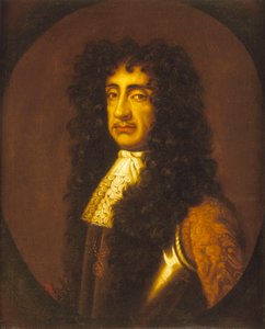 チャールズ2世（1630-1685） 1675年頃（油彩画） 作： Peter (after) Lely