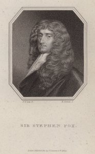 スティーブン・フォックス卿（イギリスの政治家）（彫刻 作： Peter (after) Lely
