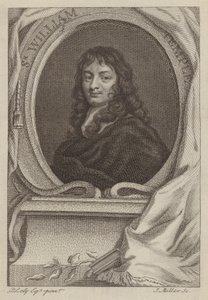 サー・ウィリアム・テンプル（イギリスの外交官・作家）（銅版画 作： Peter (after) Lely