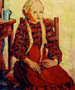 田舎娘 作： Peter August Böckstiegel