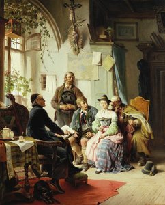 結婚の指示、1878 作： Peter Baumgartner