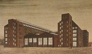 AEGハイテンションファクトリー、ベルリン 作： Peter Behrens