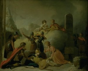 ヨハネス・エヴァルトの「バルドルの死」のラストシーン 作： Peter Cramer