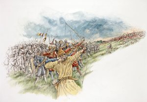 ヘイスティングスの戦い、1066年、c1990-2010 作： Peter Dunn