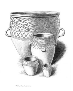 青銅器時代の陶器 作： Peter Dunn