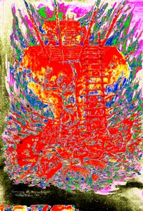 グライムの墓、新石器時代フリント鉱山、ノーフォーク、1993 作： Peter Dunn