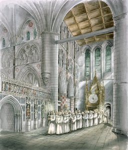 リヴォー修道院、15世紀、1990～2010年頃 作： Peter Dunn