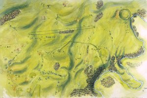 ストーンヘンジの風景、紀元前 17 世紀頃、1990～2010 年頃 作： Peter Dunn