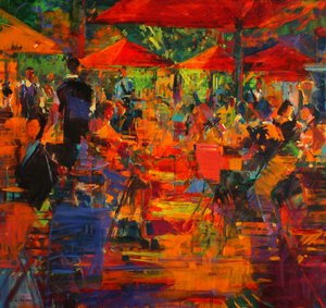 Le Grand Cafe、2011年 作： Peter Graham (Contemporary)