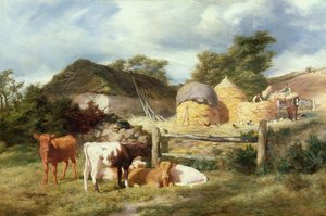 ハイランドクロフト、1873 作： Peter Graham