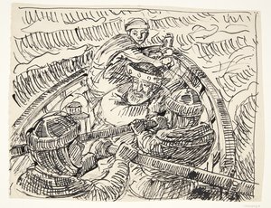 クリスチャン 2 世はリトル ベルトをフェリーで渡ります 作： Peter Hansen