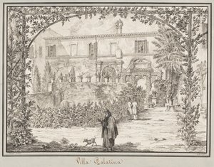 パラタイン ヴィラ、1830 年。 作： Peter Heinrich Lambert von Hess