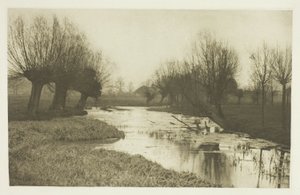 リー川のバックウォーター 作： Peter Henry Emerson