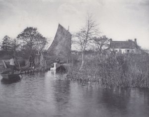 ブロードマンのコテージ」1885年頃（プラチナ・プリント 作： Peter Henry Emerson