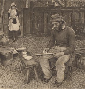 家庭の漁師 作： Peter Henry Emerson