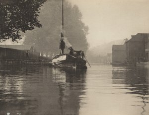 ノリッジの霧の朝 作： Peter Henry Emerson