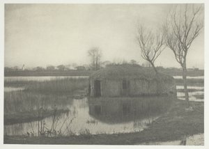 リードのボートハウス 作： Peter Henry Emerson