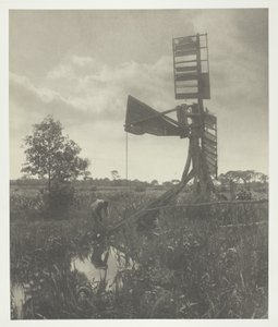 廃墟と化した水車小屋 作： Peter Henry Emerson