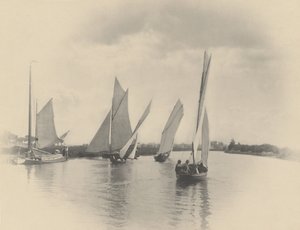 ホーニングでのセーリングマッチ 作： Peter Henry Emerson