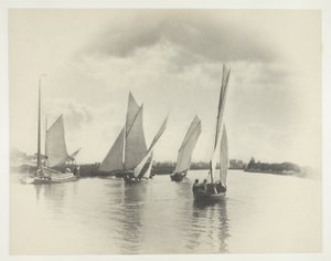 ホーニングでのセーリングマッチ 作： Peter Henry Emerson