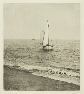 サフォークシュリンパー「上陸」 作： Peter Henry Emerson