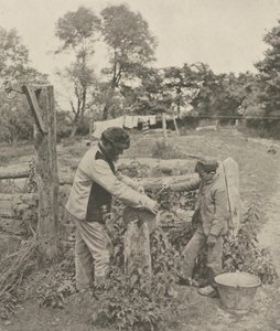 砥石で -- サフォーク農場 作： Peter Henry Emerson