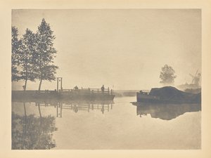 [バッケナム・フェリー］ 作： Peter Henry Emerson