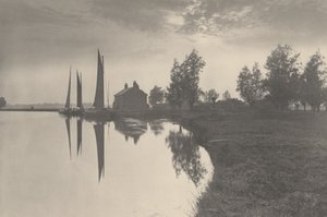 カントリー潮の変わり目を待つウエーリーズ,1886（写真） 作： ピーター・ヘンリー・エマーソン