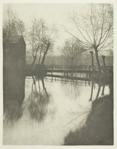 チングフォード近郊の歩道橋 作： Peter Henry Emerson
