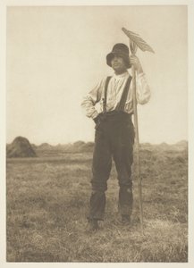レーキ付きヘイメーカー (ノーフォーク) 作： Peter Henry Emerson