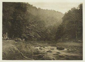 ダブ・デールにて（スタフォードシャー側） 作： Peter Henry Emerson