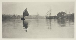 オン・ザ・フラッド 作： Peter Henry Emerson