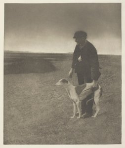 密猟者 - 野ウサギの姿 (サフォーク) 作： Peter Henry Emerson