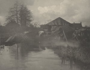 ノーフォークのボートヤード 作： Peter Henry Emerson and T.F. Goodall