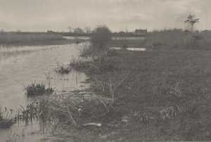 秋の朝 作： Peter Henry Emerson and T.F. Goodall