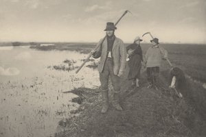 沼地から帰宅 作： Peter Henry Emerson and T.F. Goodall