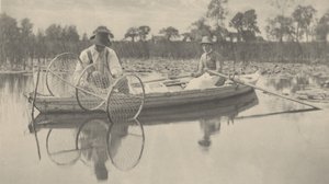 ボウネットの設置 作： Peter Henry Emerson and T.F. Goodall