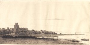 Stubbekøbing からの夕景 作： Peter Vilhelm Ilsted