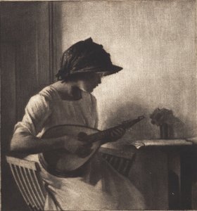 マンドリン奏者 作： Peter Vilhelm Ilsted