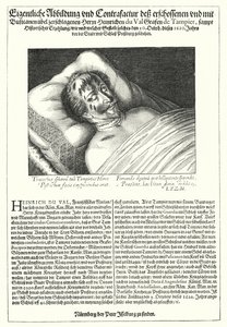 ダンピエール伯爵アンリ・デュ・ヴァルの遺体 作： Peter Isselburg