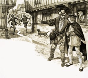 プリンターの弟子の生活の1日：司教が本を焼いたとき 作： Peter Jackson