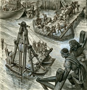 古いロンドン橋の建物 作： Peter Jackson