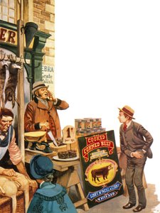 1870年にイギリスで販売されているコンビーフ