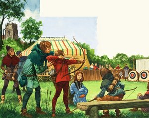 むかしむかし：ロングボウの使い方を学ぶ 作： Peter Jackson